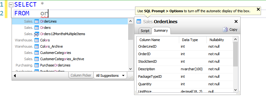 SQL语法提示工具SQL Prompt教程:自动填充GROUP BY子句 SQL语法提示工具SQL Prompt教程:自动填充GROUP BY子句