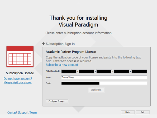 UML工具Visual Paradigm用户指南第2章:激活/停用Visual Paradigm UML工具Visual Paradigm用户指南第2章:激活/停用Visual Paradigm