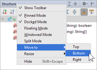 IntelliJ IDEA IDE设置系列教程(八):操纵工具窗口 IntelliJ IDEA IDE设置系列教程(八):操纵工具窗口