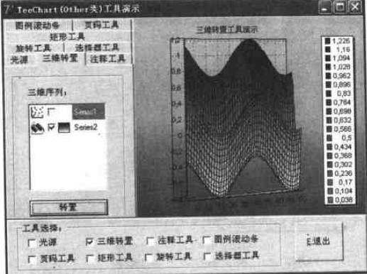 三维转置工具运行效果(转置前) 三维转置工具运行效果(转置前)