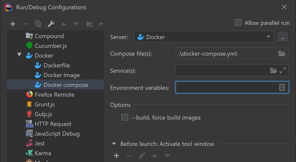 Docker Compose到达调试器 Docker Compose到达调试器