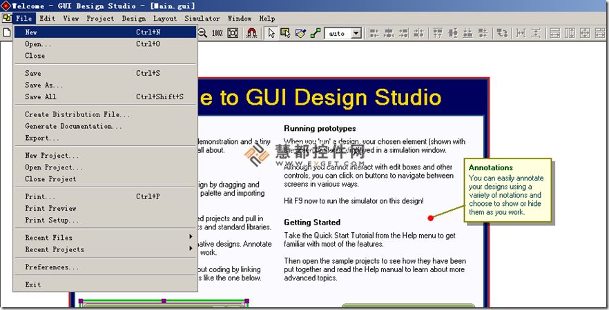 点击查看原始大小图片 点击查看大图 如何使用GUI Design Studio实现用户界面设计