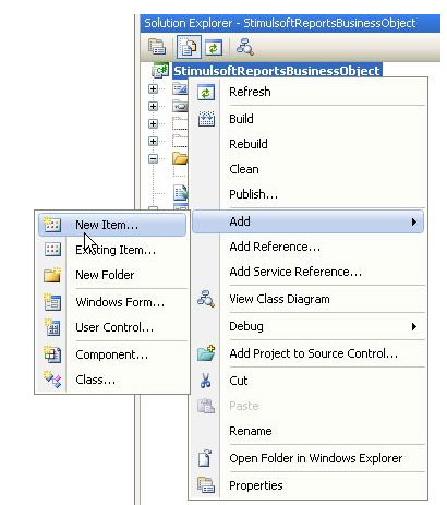 Stimulsoft reporting,Business Objects,智能报表,报表设计器,商业对象,实体模型