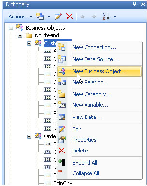 Stimulsoft reporting,Business Objects,智能报表,报表设计器,商业对象,实体模型